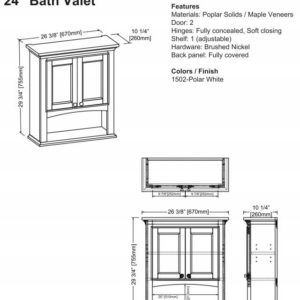 1502bv24s 300x300 - 30" Fairmont Designs Framingham Vanity