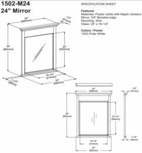 1502m24s 3 280x300 - 30" Fairmont Designs Framingham Vanity