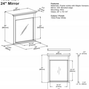 1502m24s 300x300 - 21" Fairmont Designs Framingham Vanity/Sink Combo