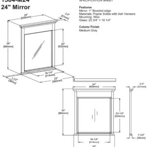 1504m24s 300x300 - 21" Fairmont Designs Smithfield Vanity/Sink Combo