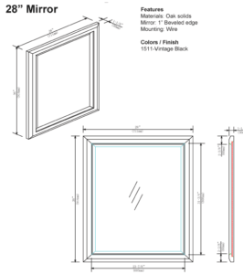 1511 m28s 266x300 - 30" Fairmont Designs Charlottesville Vanity