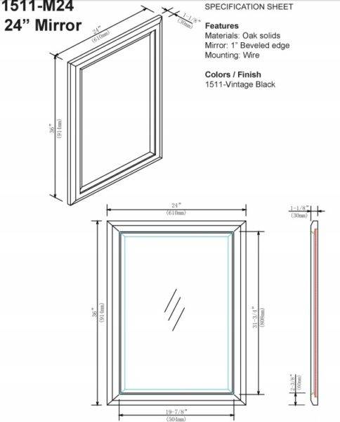 1511m24s 484x600 - 36" Fairmont Designs Charlottesville Vanity