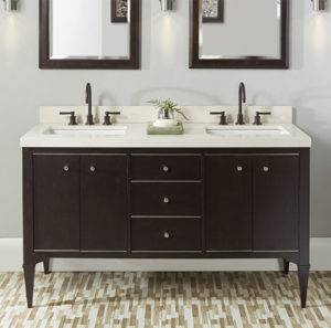1511v6012da 300x297 - 60" Fairmont Designs Charlottesville Double Sink Vanity