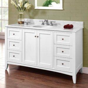 1512V60 300x297 - 60" Fairmont Designs Shaker Americana  Vanity