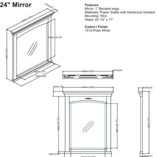 1512m24s 600x600 - 36" Fairmont Designs Shaker Americana  Vanity