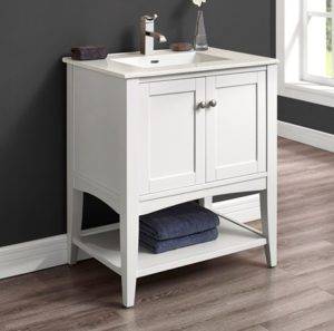 1512vh30 300x297 - 30" Fairmont Designs Shaker Americana Open Shelf Vanity