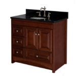 Strasser Woodenworks 36" Ravenna Vanity, 7 Door Styles, 15 Finishes