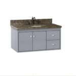 Strasser Woodenworks 36" SoDo Wall Mount Vanity, 4 Door Styles, 15 Finishes
