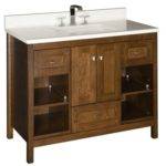 Strasser Woodenworks 42" Alki Cafe Vanity, 4 Door Styles, 15 Finishes