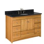 Strasser Woodenworks 48" Ravenna Vanity, 7 Door Styles, 15 Finishes