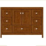 Strasser Woodenworks 48" Alki Essence Vanity, 4 Door Styles, 15 Finishes