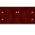 Strasser Woodenworks 48" SoDo Wall Mount Vanity, 4 Door Styles, 15 Finishes