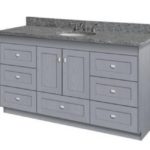 Strasser Woodenworks 60" Montlake Vanity, 7 Door Styles, 15 Finishes