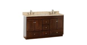 60MLD 300x155 - Strasser Woodenworks 60" Montlake Double Sink Vanity, 7 Door Styles, 15 Finishes