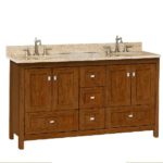 Strasser Woodenworks 60" Alki Essence Double Sink Vanity, 5 Door Styles, 17 Finishes