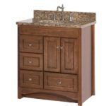 Strasser Woodenworks 30" Ravenna Vanity, 7 Door Styles, 15 Finishes