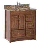 Strasser Woodenworks 30" Ravenna Vanity, 7 Door Styles, 15 Finishes