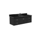 Strasser Woodenworks 60" SoDo  Wall Mount Vanity, 4 Door Styles, 15 Finishes