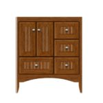 Strasser Woodenworks 30" Wallingford Vanity, 7 Door Styles, 15 Finishes