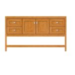 Strasser Woodenworks 60" Alki Spa Vanity, 4 Door Styles, 15 Finishes