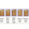 doorstylesML 100x100 - Strasser Woodenworks 30" Montlake Vanity,7 Door Styles, 15 Finishes