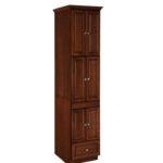 Strasser Woodenworks Montlake 18" Linen Tower, 7 Door Styles, 15 Finishes