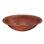 19" x 13.25" Thompson Traders Fired Copper Matisse Sink