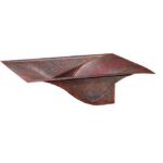 19" x 14" Thompson Traders Tehuacan Sink-aged copper hammerd