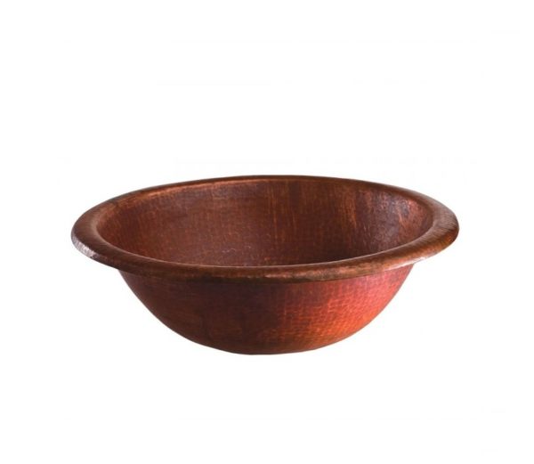 2RP 600x521 - 15.5" Thompson Traders Fired Copper Alder Sink