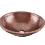 15.5" Thompson Traders Medium Antique Alder Copper Sink