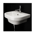 15.75"  Lacava Piazza Wall Mount Sink-Optional Shroud & Pedestal 4282