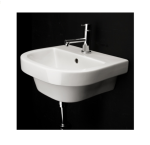 4282 300x290 - 15.75"  Lacava Piazza Wall Mount Sink-Optional Shroud & Pedestal 4282