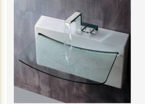 4500g 300x216 - 27.5"  Lacava Block Wall Mount Sink w/glass lav 4500G