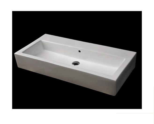 39 5/8" Lacava Aquagrande Wall Mount or Vessel Sink 5460 Bathroom Vanities and More