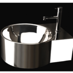 15.75"  Lacava Ferro Wall Mount Sink 7025
