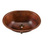 19" x 17.25" Thompson Traders Black Copper Farley Sink