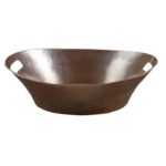 20 1/8" x 16 5/8" Thompson Traders Beaker Black Copper Sink