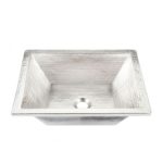 19" x 14" Thompson Traders Diego Sink-Hammered Nickel