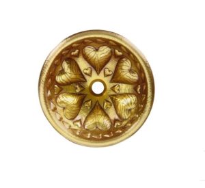 BRD1555ASGA 300x275 - 15.5" Thompson Traders Milagro II Sink- Antique Satin Gold