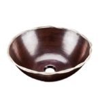 15" Thompson Traders Roma Sink-Black Copper