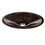 19" x 17" Thompson Traders Chakra Black Nickel Sink
