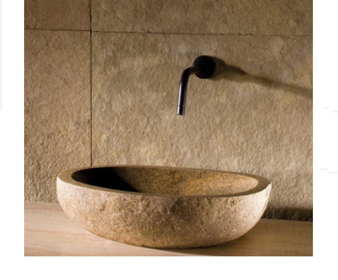 17 22 Stone Forest Natural Pebble Vessel Sink