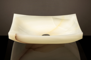 c36wo 300x199 - 18" x 16"  Stone Forest Zen Stone Vessel Sink- Avail in 3 colors