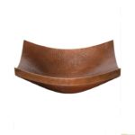 18" x 15" Thompson Traders  Black Nirvana Copper Sink