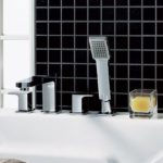 Artos Safire Roman Tub Set w/handshower
