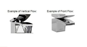 FRONTFLOW 300x161 - Artos Quarto Vessel Faucet w/joystick