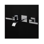 Lacava Kubista Wall Mount Faucet-3 Hole